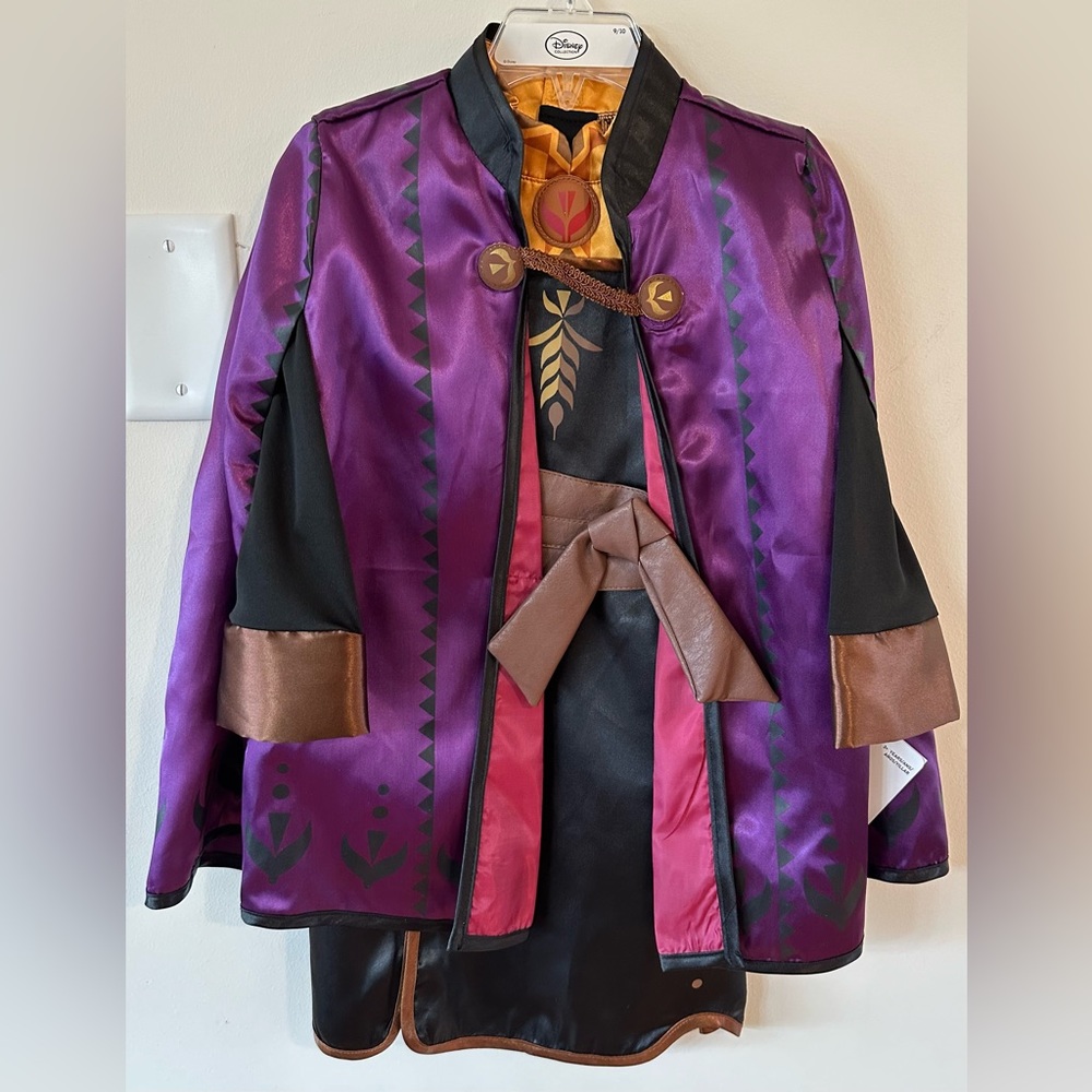 Disney Frozen 2 Anna Girls Costume NWT Size 9/10
